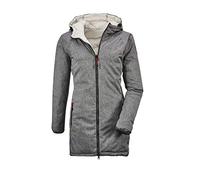 Killtec Wmn Prk F - Parka da donna double-face con cappuccio, Donna, 35625-000, antracite., 38