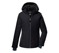 Killtec Women's Giacca da sci/giacca funzionale con cappuccio staccabile con zip e paraneve KSW 111 WMN SKI JCKT, black blue, 42, 38664-000
