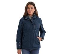 Killtec Nira, Giacca Funzionale con Cappuccio Staccabile con Zip Womens, Blu Navy Scuro, 42