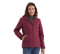 Killtec Womens Giacca Funzionale con Cappuccio Staccabile con Zip - Nira, susina, 54, 32262-000