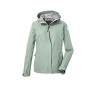 killtec Women's Giacca funzionale/giacca outdoor a 2 strati e 1/2 con cappuccio, ripiegabile KOS 49 WMN JCKT, light pistachio, 42, 39167-000