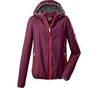 Killtec Women's Giubbotto softshell con cappuccio, impacchettabile - Trin WMN SOFTSHELL JCKT, dark rose, 34, 36865-000