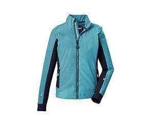 Killtec Women's Giubbotto softshell con collo alto KOW 102 WMN SFTSHLL JCKT, turquoise, 40, 38592-000