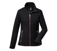 Killtec Women's Giubbotto softshell con collo in piedi, impacchettabile - KOS 7 WMN SFTSHLL JCKT, black, 50, 38267-000