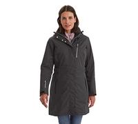 Killtec womens Parka funzionale con cappuccio staccabile con zip - Alisi, nero, 40, 32730-000