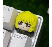 Killua Zoldyck Keycap for Mechanical Keyboard Anime GON·Freecss/Kurapika Keycaps 3D Keycaps Harzig Gaming Keycaps Keyboard Replacement Accessories Regali per fan