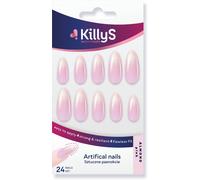 KillyS Unghie Finte Forma Mandorla, Rosa Chiaro 24 pz