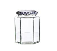 Kilner, Barattolo esagonale con coperchio a vite, Vetro, trasparente, 280ml