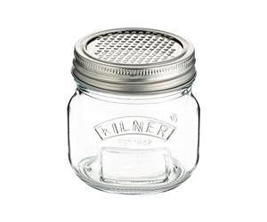 Kilner Barattolo in vetro con grattugia fine, 250 ml
