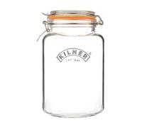 Kilner Barattolo quadrato da 3 litri con chiusura a clip