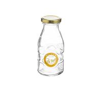 Kilner - Bottiglia per latte con tappo a vite, Vetro, Rame nero., 1/3 Pint (189 ml)