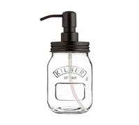Kilner Dispenser per sapone liquido e lozione, 500 ml, nero
