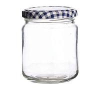 Kilner FA577 - Barattolo rotondo in vetro, 228 ml, 86 mm x 68 mm, trasparente, confezione da 12
