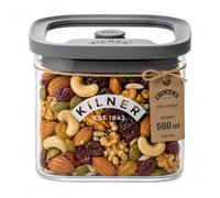 Kilner Fresh Storage - Contenitore ermetico in vetro da 500 ml, con coperchio ermetico, durevole, senza BPA, per conservare alimenti, noci, frutta secca, snack, dispensa