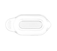 Kilner Grattugia multiuso versatile per aglio, frutta e purea di alimenti per bambini, design ovale con raccolta di succhi, facile da versare, lavabile in lavastoviglie