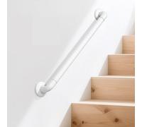 KiloSton Corrimano antiscivolo 0,7 m - ABS & acciaio inox 304, Supporto sicuro e confortevole per scale per anziani, bambini e disabili, Corrimano per scale