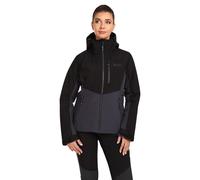 Kilpi Flip, giacca da sci da donna, nero/grigio 46(3XL) Black