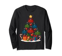 Kilt Scozzese Irlanda Heritage Christmas Tree Xmas Maglia a Manica