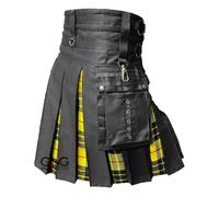 Kilt Utility Scozzese Gotico Macleod Di Lewis Tartano Pieghe Taglia 28-62