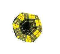 Kilts Boutique Cappello tradizionale scozzese Tam o' Shanter, motivo scozzese scozzese, berretto con pompon, taglia unica, Macleod di Lewis Tartan, Taglia unica