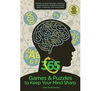 Kim Chamberlain 365 Games & Puzzles to Keep Your Mind Sharp (Tascabile)