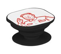 Kim Jong Un Dittatore Coree del Nord Comunista - Impugnatura Grip di supporto e supporto video per smartphone, compatibile con tutti i modelli stampati in Francia