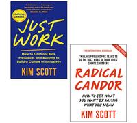 Kim Scott 2 Books Collection Set(Radical Candor, Just Work)