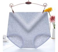KIM Slip Donna Vita Alta Anti Perdita In Cotone Controllo Pancia, Confezione 2