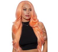 Kim Tropicale Pesca Parrucca Accessorio Costume