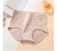 KIM WP187 Slip Donna Vita Alta Controllo Pancia In Cotone 4 Paia Multicolore