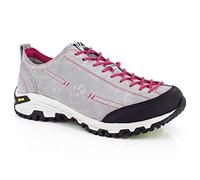 KIMBERFEEL FOLIN, Scarpa Outdoor/Multi attività in Crosta di Pelle Dotata di Una Suola Vibram con Profilo Montagna Donna, Fucsia, 39 EU