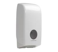 Kimberly Clark Dispenser di carta igienica intercalata Aquarius 6946 - 1 dispenser di carta igienica a strappo singolo bianco