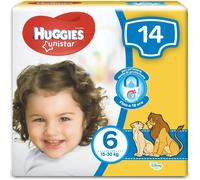 Kimberly-Clark HUGGIES unistar pannolini per bambini taglia 6 extralarge 15-30 kg 12 pannolini