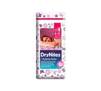 Huggies Mutandine Assorbenti Drynites Girl 8/15 anni 27/48 Kg, 10 Pz