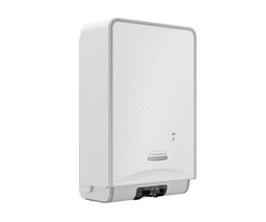 Kimberly-Clark Professional ICON Dispenser automatico di sapone e disinfettante (53944), telaio bianco con piastra frontale a mosaico bianco; 1 dispenser e frontalino per custodia