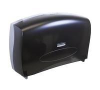 Kimberly-Clark Professional Jumbo Roll Toilet Paper Dispenser (09551), Combo Unit, Black, Wall Mounted, Commercial Grade (Qty 1)