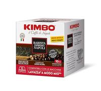 Kimbo 128 Capsule Caffè Compatibili Lavazza® A Modo Mio®, Barista Napoli | 8 Confezioni da 16 Capsule, Intensità 10/13, Tostatura Medio-Scura