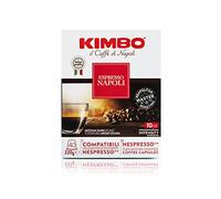 Kimbo 160 Capsule Napoli. Compatibili con Nespresso*. Intensità 10 su 13.
