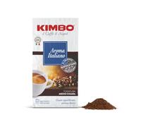 Kimbo Caffè Aroma Italiano, 20 Pack da 250 g Macinato Ideale per Moka