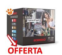 Kimbo Capsule di Caffè Intenso, Compatibile con Lavazza Espresso Point, 100 Capsule