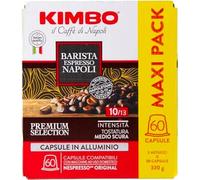 Kimbo, Caffè in capsule barista espresso Napoli, 60 capsule