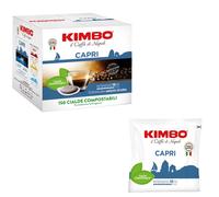 150 Cialde Carta Compostabili Caffe Kimbo Miscela Capri Gusto Profondo e Intenso