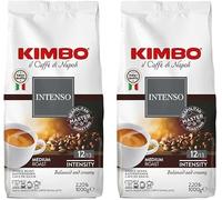 Kimbo Caffè in Grani - 2 Buste da 1 Kg - Intenso