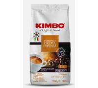 Kimbo Chicchi di Caffè Interi Crema Intensa, Tostatura Media, Busta da 1kg
