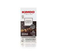Kimbo Capsule Compatibili Nespresso Original in Alluminio - 100 Capsule - Espresso Barista Ristretto - 10 Confezioni da 10 Capsule