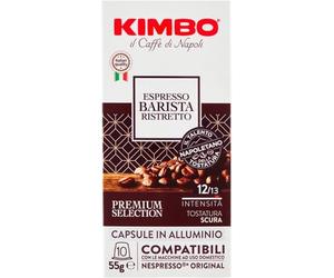 Kimbo Capsule Compatibili Nespresso* Original in Alluminio - 400 Capsule - Espresso Barista Ristretto - 40 Confezioni da 10 Capsule