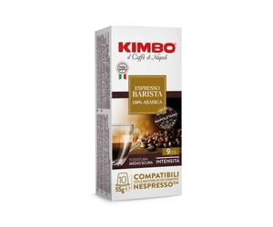 Kimbo Capsule di Caffè 100% Arabica, Compatibile con Nespresso, 10 Pacchi da 10 Capsule (Totale 100 Pezzi)