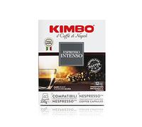Kimbo Capsule di Caffè Intenso, Compatibile con Nespresso, 4 Pacchi da 40 Capsule (Totale 160 Capsule)