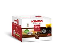 Kimbo Cialde Caffè - 200 Cialde Compostabili ESE - Miscela Macinato Fresco, Forte e Corposo, Intensità 11/13, Tostatura Scura - 2 Confezioni da 100 Cialde