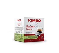 Kimbo Cialde Caffè Compostabili ESE Macinato Fresco, Tostatura Scura, 6 Pacchi da 30 Cialde (Totale 180 Cialde)